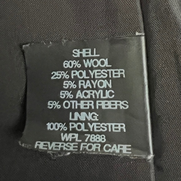 Michael Kors Black Pea Coat - Size Small - Picture 8 of 8